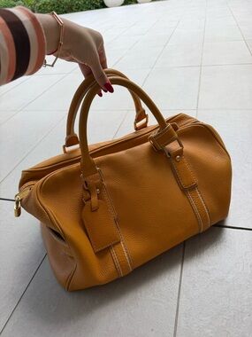 Classic Mustard Louis Vuitton Mustard Bowler Satchel
